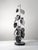 Standing Sculpture with Leaves and Circular Base, 1970s, Chrome Plated Metal For Sale - Image 11 of 11