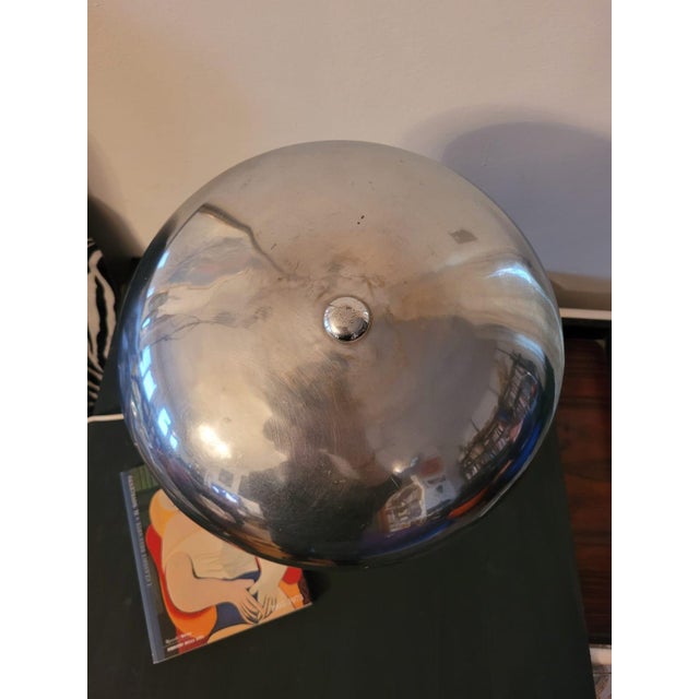 Chrome Table Lamp by Giovanni Michelucci, 1940 For Sale - Image 12 of 15
