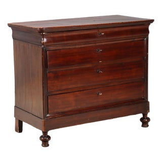 Louis Philippe Chest of Drawers in Walnut For Sale