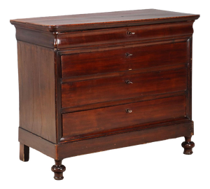 Louis Philippe Chest of Drawers in Walnut