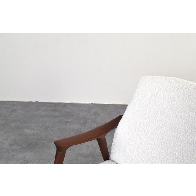 Mid-Century Modern Teak and Bouclé Tenor Chair from Møre Lenestolfabrikk, 1960s For Sale - Image 10 of 12
