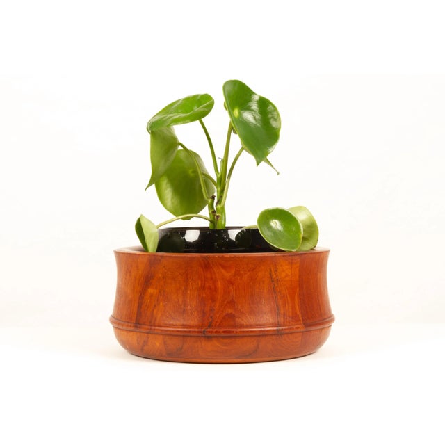 Mid-Century Danish Teak Bowl by Richard Nissen for Nissen Denmark, 1960s For Sale - Image 6 of 8