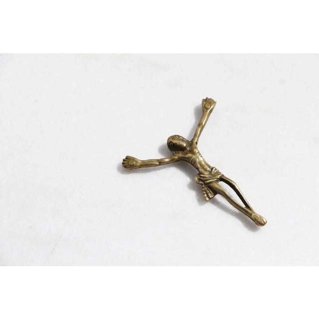 Metal 15th Century Medieval Bronze Corpus Christi, Portuguese For Sale - Image 7 of 10