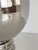 Mid-Century Italian Ceramic Table Lamp in Silver Metallic by Ugo Zaccagnini, 1970s For Sale - Image 4 of 15
