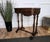 Antique Italian Inlaid Veneer Wood Sewing Side Table with Bobbin Barley Twist Legs, 1890s For Sale - Image 10 of 11
