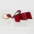 Cilea Paris Dangle Resin Pierced Earrings Ruby Red Ribbon - 2 Pieces For Sale In Atlanta - Image 6 of 6