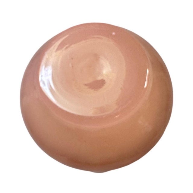 Antique Baby Pink Opaline Glass Bud Vase, France, 1920s For Sale In Philadelphia - Image 6 of 6