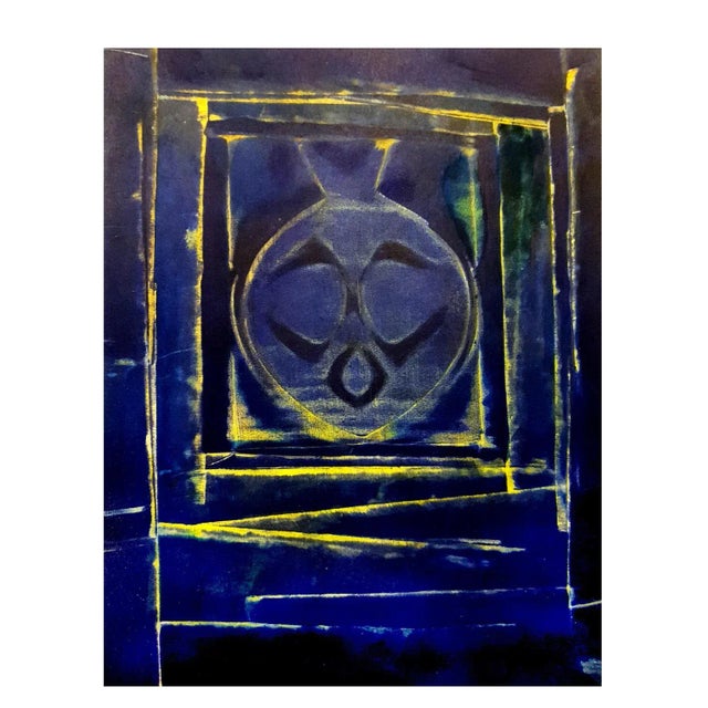Max ernst (after) - blue bird - stencil published in the deluxe art review, xxe siecle, 1958 dimensions: 32 x 25 cm...