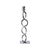 Contemporary Circa Metal Taper Candle Holder, 14" For Sale - Image 3 of 3
