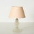 Large Lamp in Murano Rostrato Glass and Brass with Pink Shade from Barovier, Italy, 1940s For Sale - Image 11 of 13