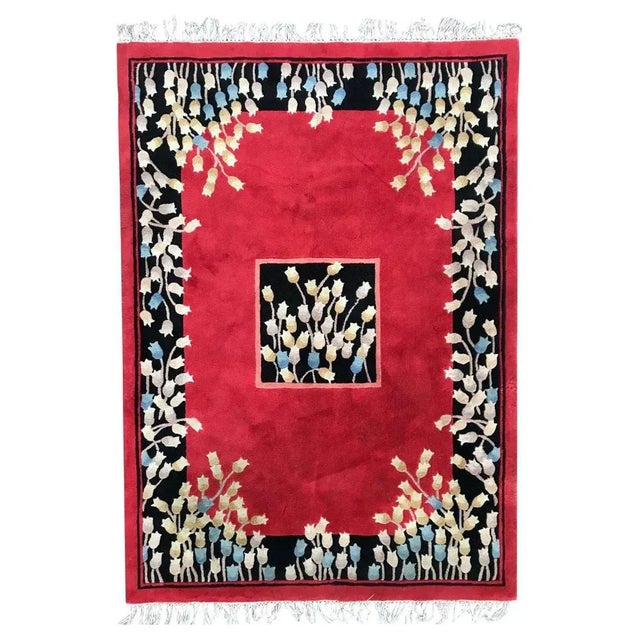 Modern Hand Tufted Rug For Sale - Image 14 of 14