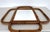 Large Italian Organic Wall Mirror in Rattan and Bamboo, 1970s For Sale - Image 9 of 15
