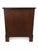 Late 20th Century Late 20th Century Reproduction Mahogany Crotch Veneer 3-Drawer Chest / Small Dresser With Brass Pulls For Sale - Image 5 of 8