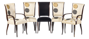Chairs and Armchairs, Set of 5