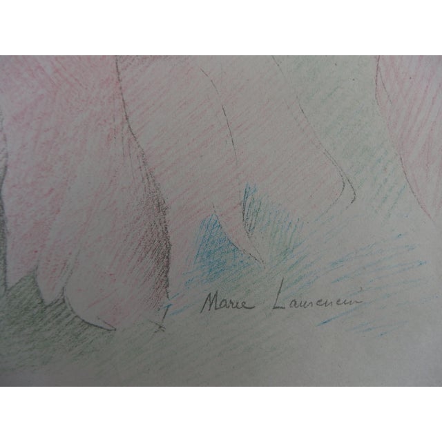 Marie Laurencin Three friends with a guitar, 1928 Lithograph Lithograph on China paper measuring 31 x 42 cm. Signed in the...