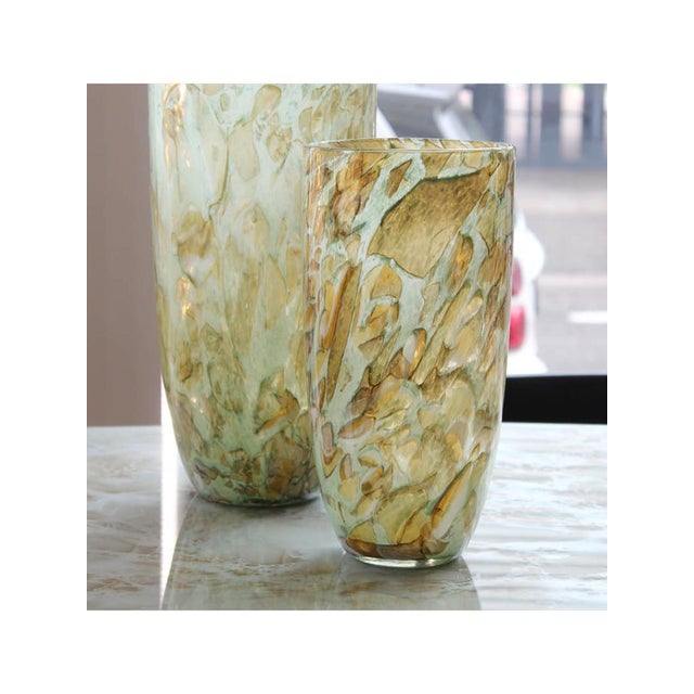 Olive Vases, Set of 2 For Sale - Image 3 of 14