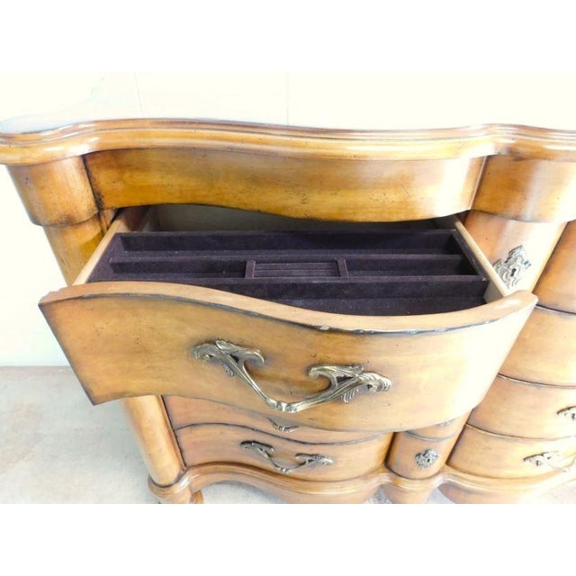 French Country Late 20th Century Furniture Traditional 8-Drawer Fruitwood Dresser/Chest of Drawers For Sale - Image 3 of 17