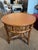 1990s Vintage Ethan Allen Round Rattan End Table For Sale In West Palm - Image 6 of 9