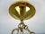 Art Nouveau Ceiling Lamp in Polished Brass For Sale - Image 5 of 11