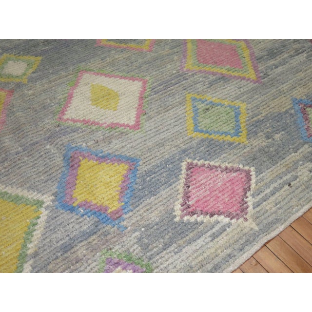 Vintage Zabihi Collection Inspired Turkish Tulu Rug For Sale - Image 10 of 10