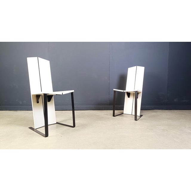Postmodern Dining Chairs, 1980s, Set of 6 For Sale - Image 10 of 13