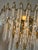 Glass Vintage Art Deco Style Crystal Chandelier, 1970s For Sale - Image 7 of 14