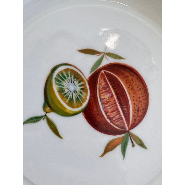 Bidasoa Spain Fruit Motif Salald or Dessert Plates - Set of 5 For Sale In Seattle - Image 6 of 11