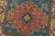 Kazak Runner 2’8” X 6’6” Blue Wool Tribal Hand-Knotted Oriental Rug For Sale - Image 4 of 12