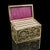 This is an antique stationery box. An English, brass tabletop letter case, dating to the late Victorian period, circa...