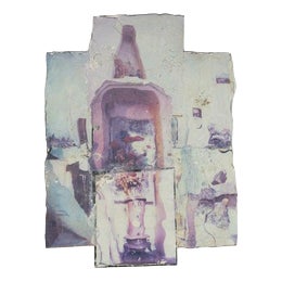 Composition, Painting and Collage, 20th Century, Framed For Sale