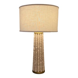 Travertine “Quarry” Lamp From Studio a by Global Views For Sale