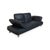 Blue Blue Leather Rivoli Three-Seater and Two-Seater Sofas with Manual Function from Koinor, Set of 2 For Sale - Image 8 of 18