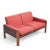 Arne Norell Style Mid Century Danish Rosewood Settee Loveseat Sofa For Sale - Image 9 of 9