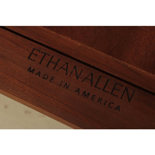 Ethan Allen Banded Mahogany Clawfoot Dining Room Table For Sale - Image 16 of 18