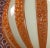 1970s Ceiling Lamp in Orange-Cream Acrylic Glass, 1970s For Sale - Image 5 of 12