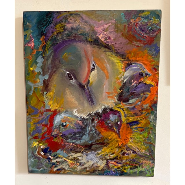 Impressionist "The Nest", Original Oil Paintings, Van Ness For Sale - Image 3 of 10