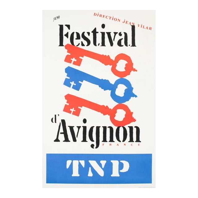 1994 Original French Poster, Festival d'Avignon France (The 100 Best Posters Collection) For Sale