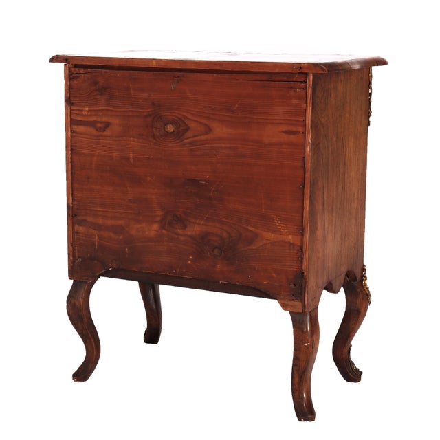 Antique Italian Kingwood, Satinwood & Burl Chest with Ormolu Mounts Late 18th Century For Sale - Image 12 of 12