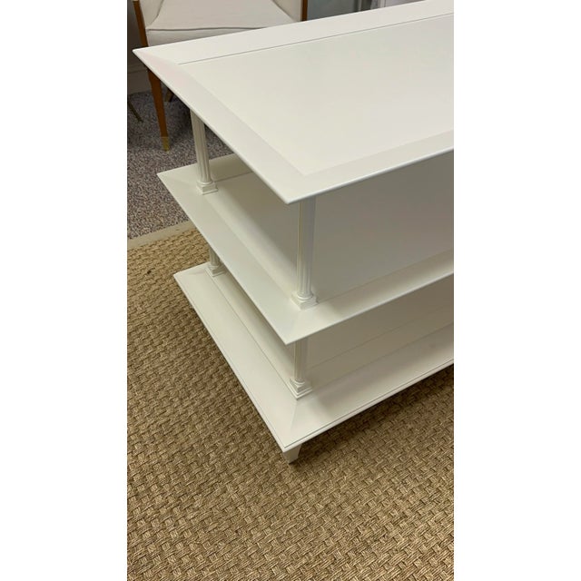 Neoclassical Baker Furniture Three Tier Etagere / Tray Table / Side Table For Sale - Image 3 of 9