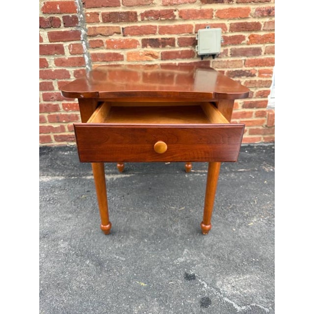 Wood Vintage Sheraton Style Side Table by Lexington Furniture For Sale - Image 7 of 15