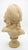 Large Vintage Italian Bust of a French Peasant Girl on Pedestal – Signed "Paris Grinam Niam" For Sale - Image 4 of 6