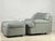 Directional 1980s Comfortable Lounge Chair and Ottoman by Milo Baughman for Directional For Sale - Image 4 of 12
