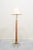 Beige Floor Lamp in Bronze and Wood For Sale - Image 8 of 8