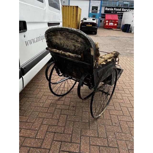 Brown Antique Victorian Bath Chair For Sale - Image 8 of 11