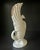 Midcentury Swan Vase Ivory With Gold Accents For Sale - Image 4 of 8