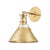Exposed hardware adds a touch of industrial chic to a timeless cone shade silhouette. Go for a crisp monochromatic look...