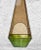Mid 20th Century Vintage Arts & Crafts Slag Glass Triangular Hanging Terrarium For Sale - Image 5 of 9