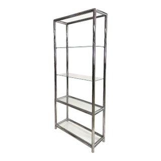 Mid-Century Modern Chrome Etagere by John Mascheroni For Sale