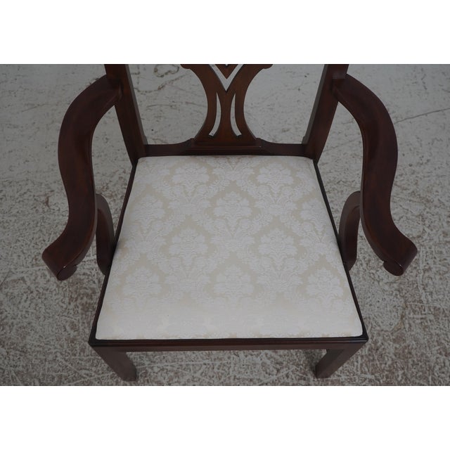 Set of 10 Henkel Harris Mahogany Dining Chairs For Sale - Image 9 of 18