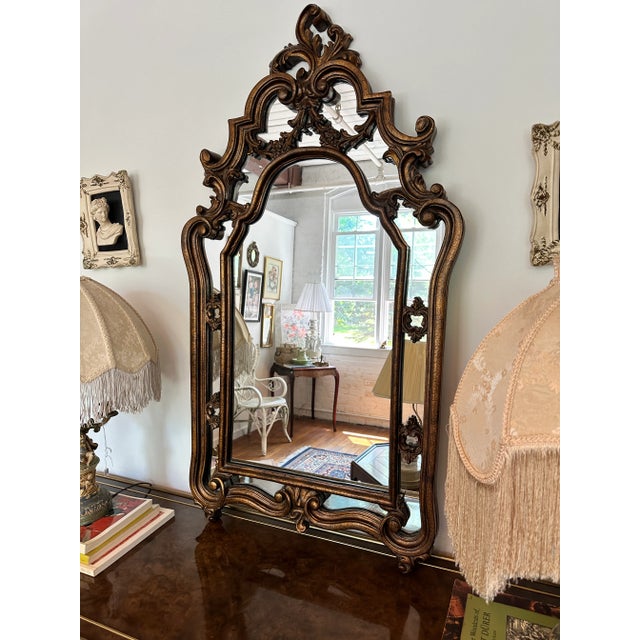 2000 - 2009 21st Century Raschella Collection Gold Mirror For Sale - Image 5 of 10